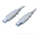 Hot Sale Copper Conductor B Type USB to MiNi Din Cable